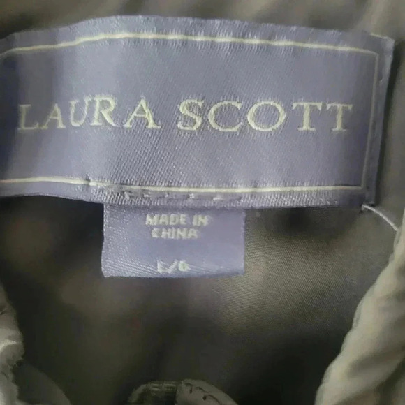 Laura Scott Grey Vest Size L - Picture 3 of 5